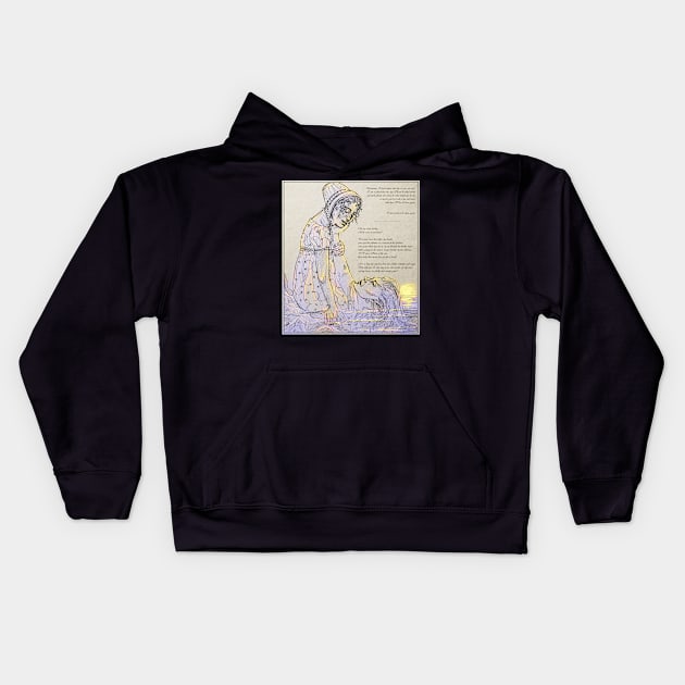 The Siren's Lullaby - original illustration Kids Hoodie by dangerbeforeyou